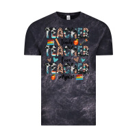 Cloud Black teacher teach love inspire Vintage Tee - JahusDesignShop