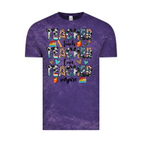 Cloud Purple teacher teach love inspire Vintage Tee - JahusDesignShop