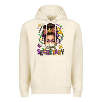Tofu mardi gras school secretary caucasian messy bun Premium Hoodie - texasbilliewilder