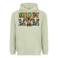 Matcha show mom brown calf Heavyweight Hoodie - BarkalooDesign