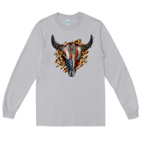 Moon Dust American Bull Skull Long Sleeve Tee - Jasminsmagicworld