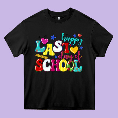 Happy Last Day Of School Heavy Core Tee Designed By Texasbilliewilder