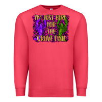 Cardinal mardi gras i'm just here for the craw fish with lobster Premium Sweatshirt - RanaPortraitStore