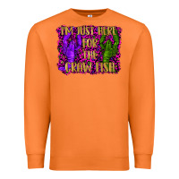 Carrot mardi gras i'm just here for the craw fish with lobster Premium Sweatshirt - RanaPortraitStore