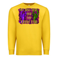 Lemon mardi gras i'm just here for the craw fish with lobster Premium Sweatshirt - RanaPortraitStore
