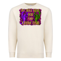 Sandshell mardi gras i'm just here for the craw fish with lobster Premium Sweatshirt - RanaPortraitStore