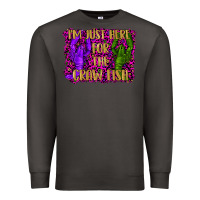 Smoke mardi gras i'm just here for the craw fish with lobster Premium Sweatshirt - RanaPortraitStore