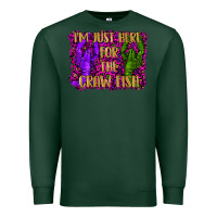 Sports Green mardi gras i'm just here for the craw fish with lobster Premium Sweatshirt - RanaPortraitStore