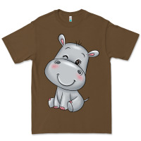 Cacao hippo Premium Tee - texasbilliewilder