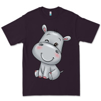 Plum hippo Premium Tee - texasbilliewilder