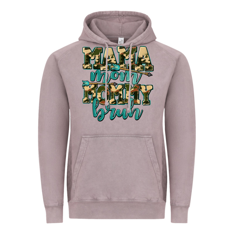 Mama Mom Mommy Bruh With Arrow Vintage Hoodie by AdoDesignShop | Teevron
