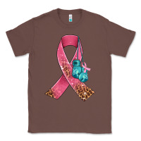 Chestnut cancer ribbon and boxing gloves Classic Tee - AdoDesignShop
