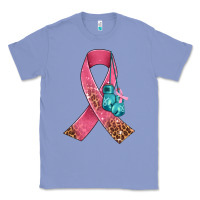 Colony Blue cancer ribbon and boxing gloves Classic Tee - AdoDesignShop