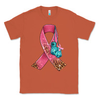 Copper cancer ribbon and boxing gloves Classic Tee - AdoDesignShop