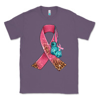 Lavender cancer ribbon and boxing gloves Classic Tee - AdoDesignShop