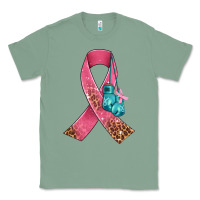 Sage cancer ribbon and boxing gloves Classic Tee - AdoDesignShop