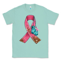 Cancer Ribbon And Boxing Gloves Classic Tee | Teevron