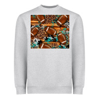 Heather Grey football tumbler Heavyweight Sweatshirt - Artiststas