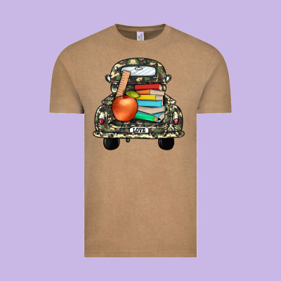 Farm Truck,back To School Vintage Tee Designed By Jahusdesignshop