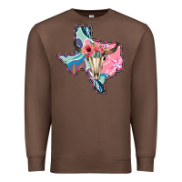 Chestnut Texas Boho Bull Skull Premium Sweatshirt - Bettercallsaul