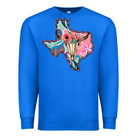 True Royal Texas Boho Bull Skull Premium Sweatshirt - Bettercallsaul