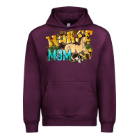 Mauve Wine Horse Mom Rope Urban Hoodie - HowdyJamesFarm