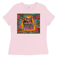 Bubblegum Pink mama bear leopard and aztec Ladies Tee - RanaPortraitStore