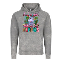 Cloud Rock just a girl who loves hippos Vintage Hoodie - Artiststas