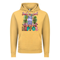 Vintage Mustard just a girl who loves hippos Vintage Hoodie - Artiststas