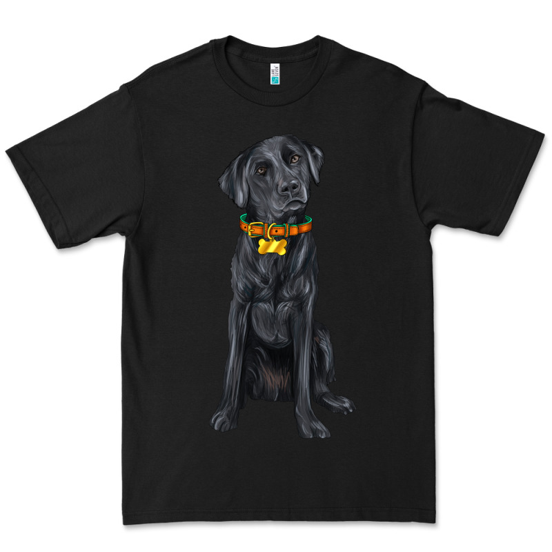 Labrador Retriever With Overflow Premium Tee by texasbilliewilder | Teevron