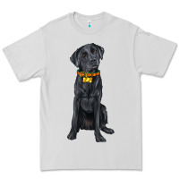 Dove Grey labrador retriever with overflow Premium Tee - texasbilliewilder