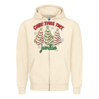 Sandshell christmas tree junkie Zipper Hoodie - MaliasSmallBusiness