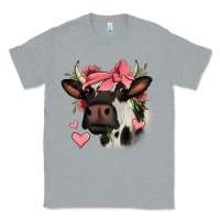 Heather Grey valentines day cow Classic Tee - Jasminsmagicworld