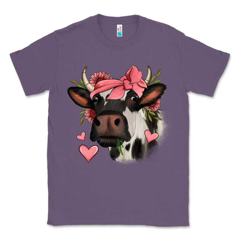 Valentines Day Cow Classic Tee by Jasminsmagicworld | Teevron