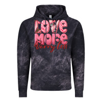 Cloud Black love more worry less Vintage Hoodie - RanaPortraitStore