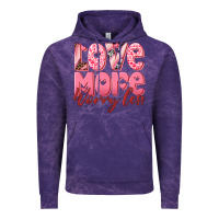 Cloud Purple love more worry less Vintage Hoodie - RanaPortraitStore