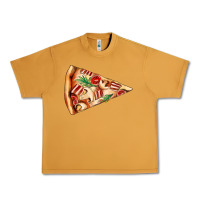 Peanut Butter pizza slice Urban Heavy Tee - AdoDesignShop