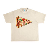 Sandshell pizza slice Urban Heavy Tee - AdoDesignShop