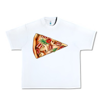 White pizza slice Urban Heavy Tee - AdoDesignShop
