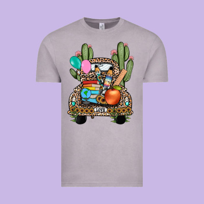 Farm Truck,back To School Vintage Tee Designed By Jahusdesignshop