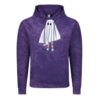 Cloud Purple cute ghost Vintage Hoodie - BundleAndBundleShop