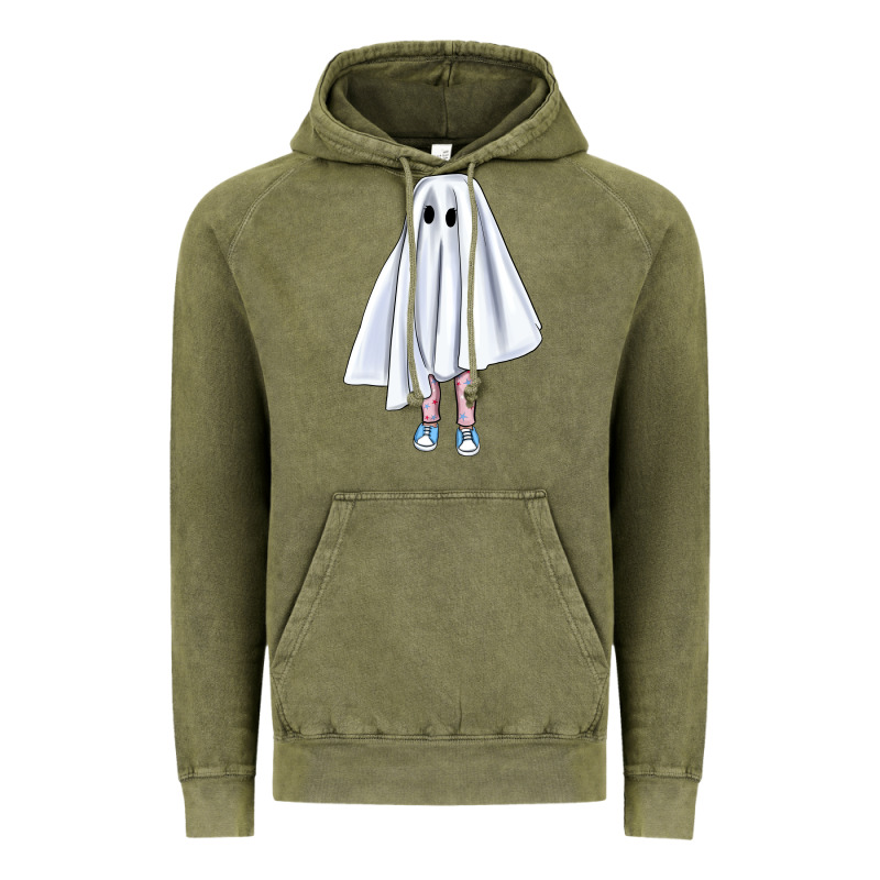 Cute Ghost Vintage Hoodie by BundleAndBundleShop | Teevron