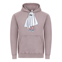 Vintage Zinc cute ghost Vintage Hoodie - BundleAndBundleShop