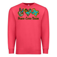 Cardinal Peace Love Texas Premium Sweatshirt - Bettercallsaul