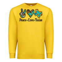 Lemon Peace Love Texas Premium Sweatshirt - Bettercallsaul