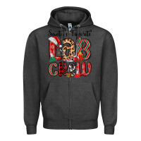 Charcoal Heather santa s favorite lab crew Zipper Hoodie - MaliasSmallBusiness