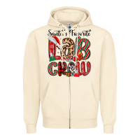 Sandshell santa s favorite lab crew Zipper Hoodie - MaliasSmallBusiness