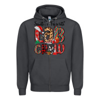 Smoke santa s favorite lab crew Zipper Hoodie - MaliasSmallBusiness