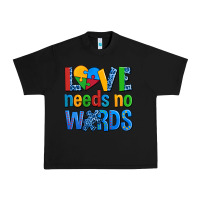 Black love needs no words autism Urban Heavy Tee - AdoDesignShop