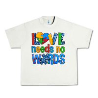 Pistachio love needs no words autism Urban Heavy Tee - AdoDesignShop